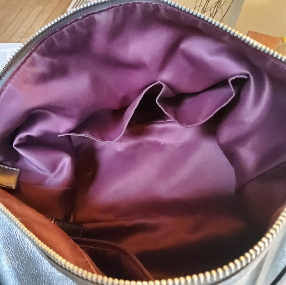 Coach Mia Rose Gold Metallic Leather Shoulder Bag - Picture 8 of 11